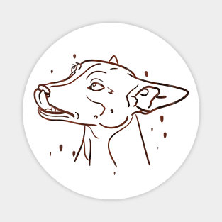 Abstract miniature pinscher Magnet